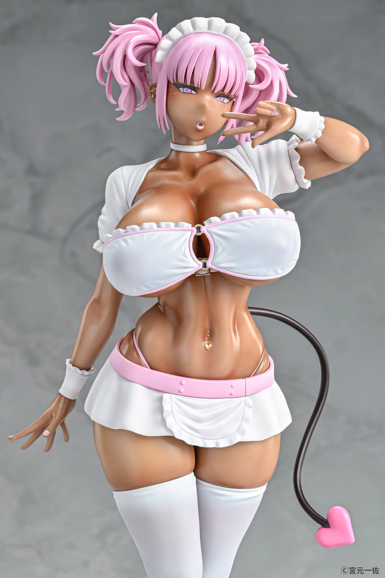 Black Gal Maid Succubus Cocoa Pink ver. +18