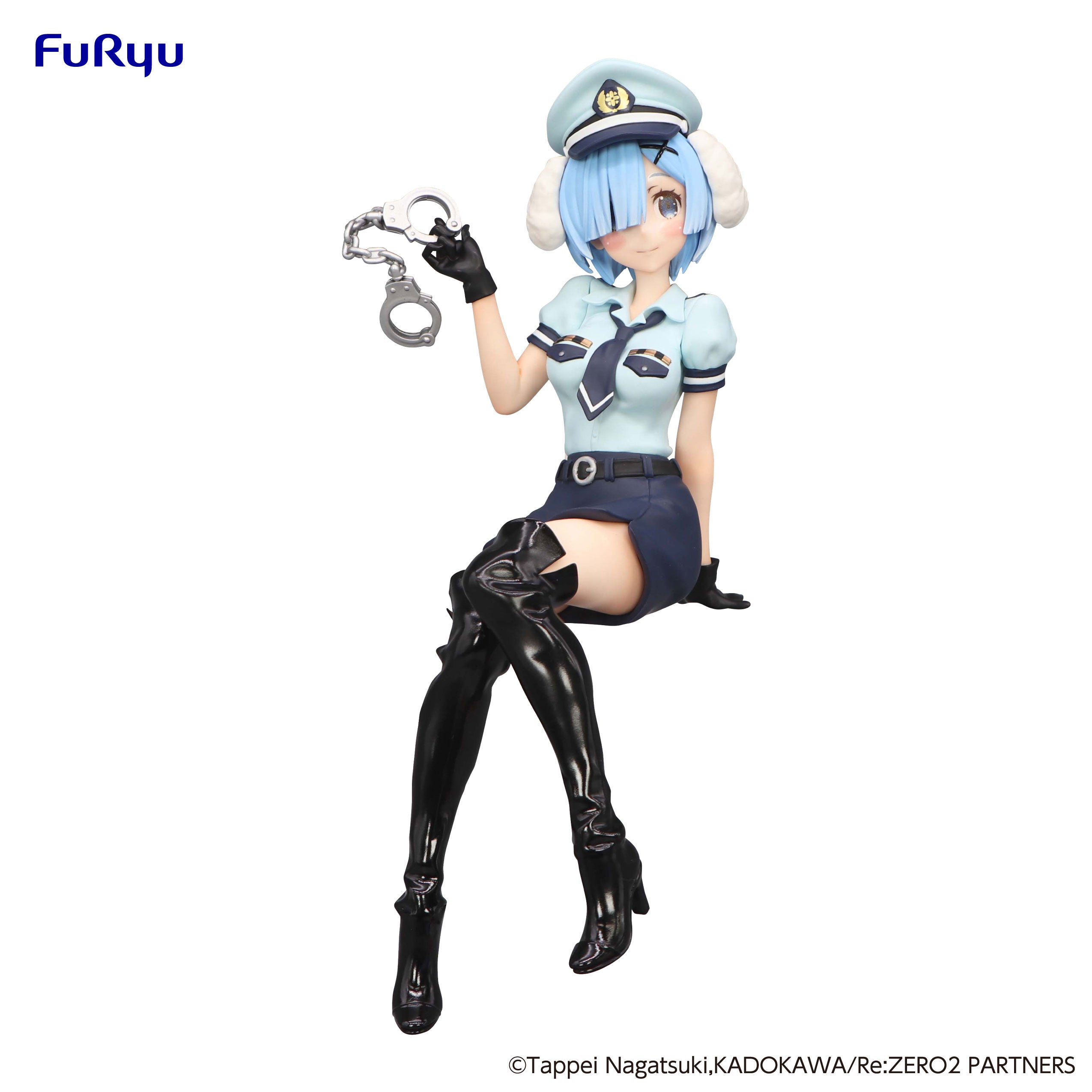 Noodle Stopper Figure - Rem Police Officer Cap with Dog Ears -