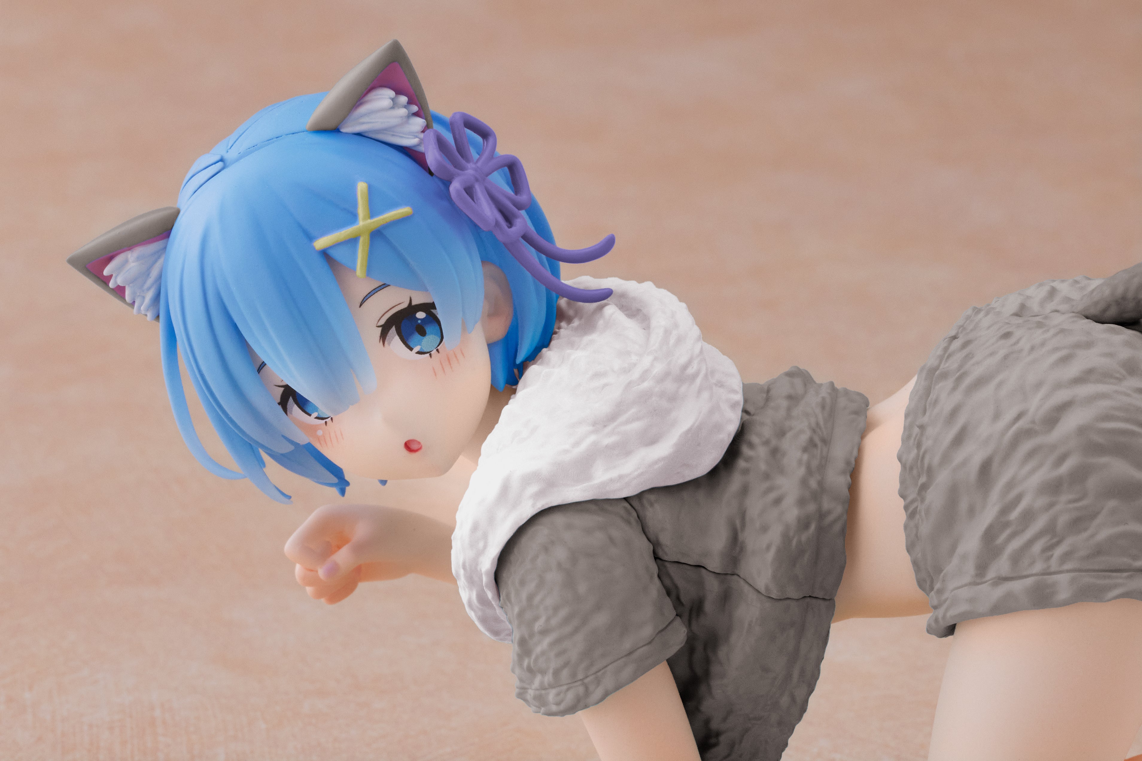 Desktop Cute Figure - Rem (Cat Roomwear Ver.) Renewal Edition Re:Zero Starting Life in Another World