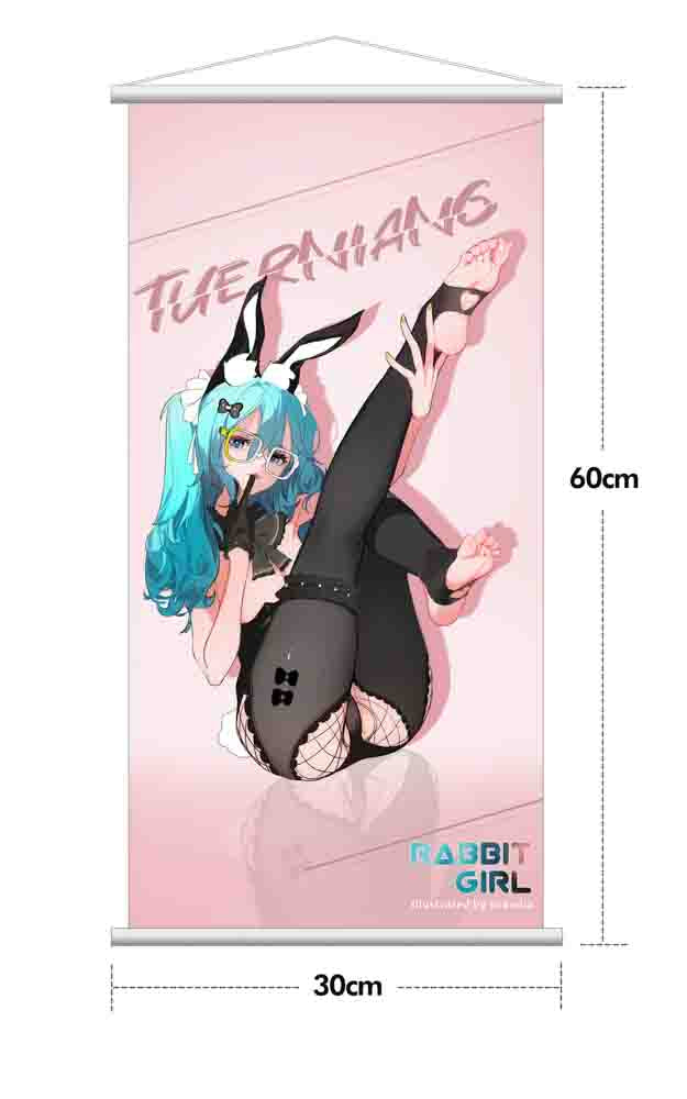 RABBIT GIRL illustration by Gen Grandia Limited Edition 1/7