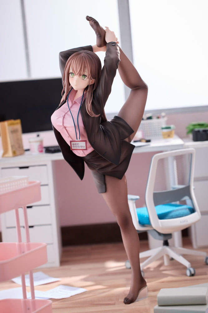 OL-chan Who Doesn't Want to Go to Work Pink Ver. DELUXE EDITION 1/6