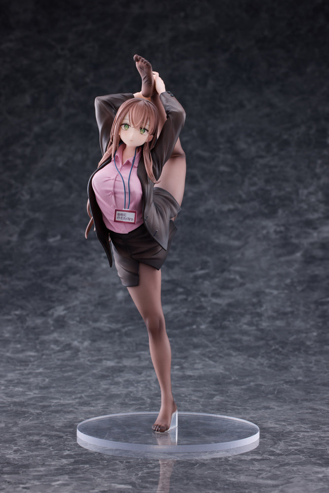 OL-chan Who Doesn't Want to Go to Work Pink Ver. 1/6