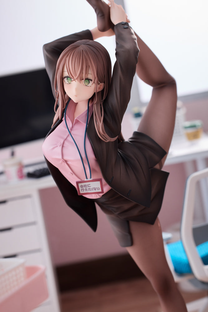 OL-chan Who Doesn't Want to Go to Work Pink Ver. 1/6