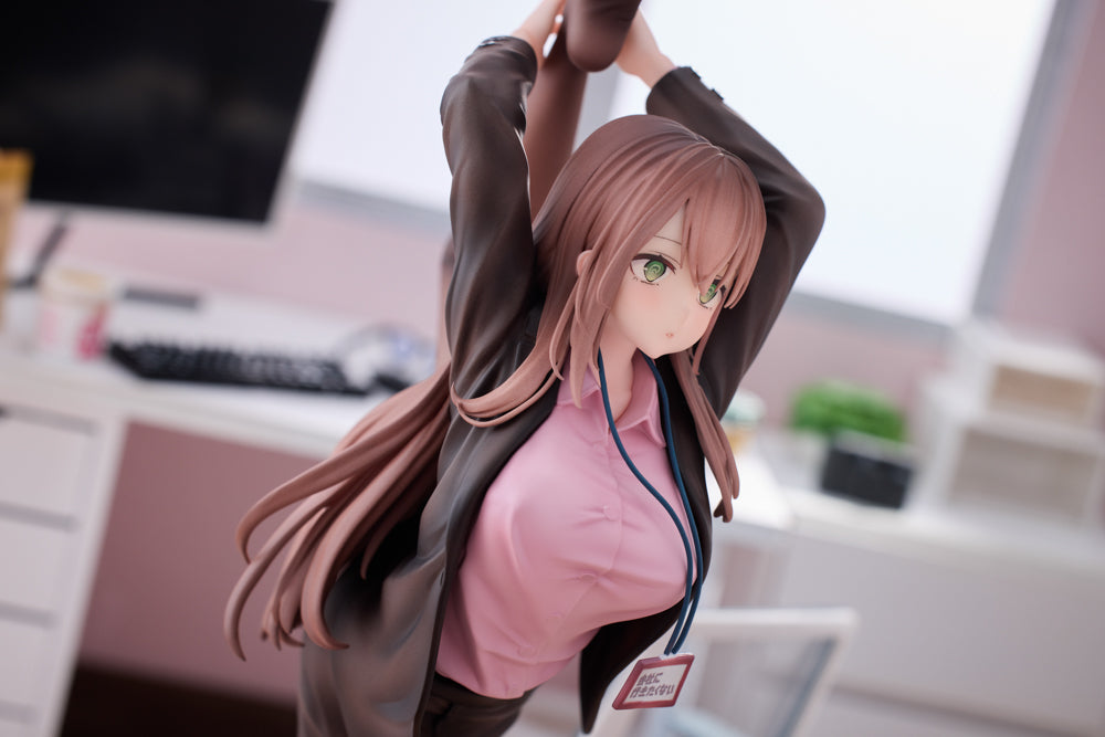 OL-chan Who Doesn't Want to Go to Work Pink Ver. 1/6