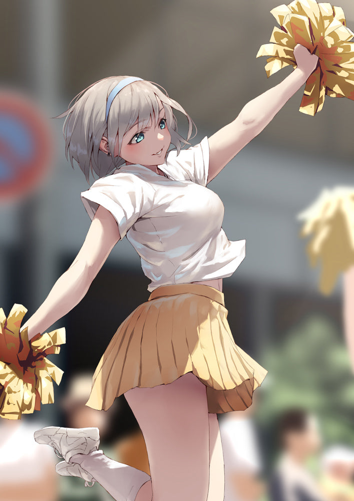 Cheerleader Riku illustration by jonsun Limited Edition 1/6