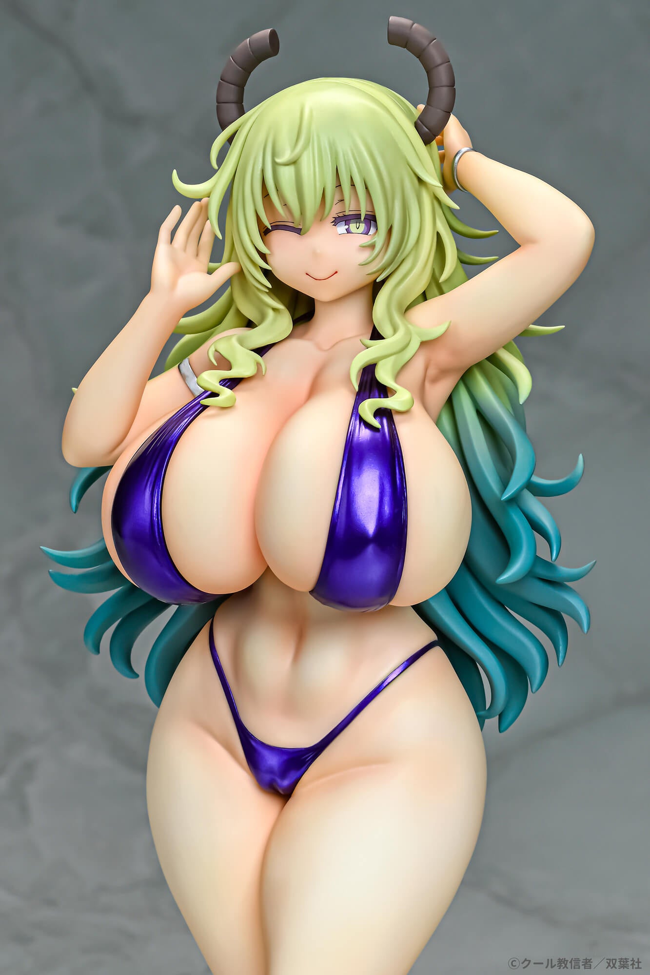 Miss Kobayashi's Dragon Maid Lucoa bikini style 1/7