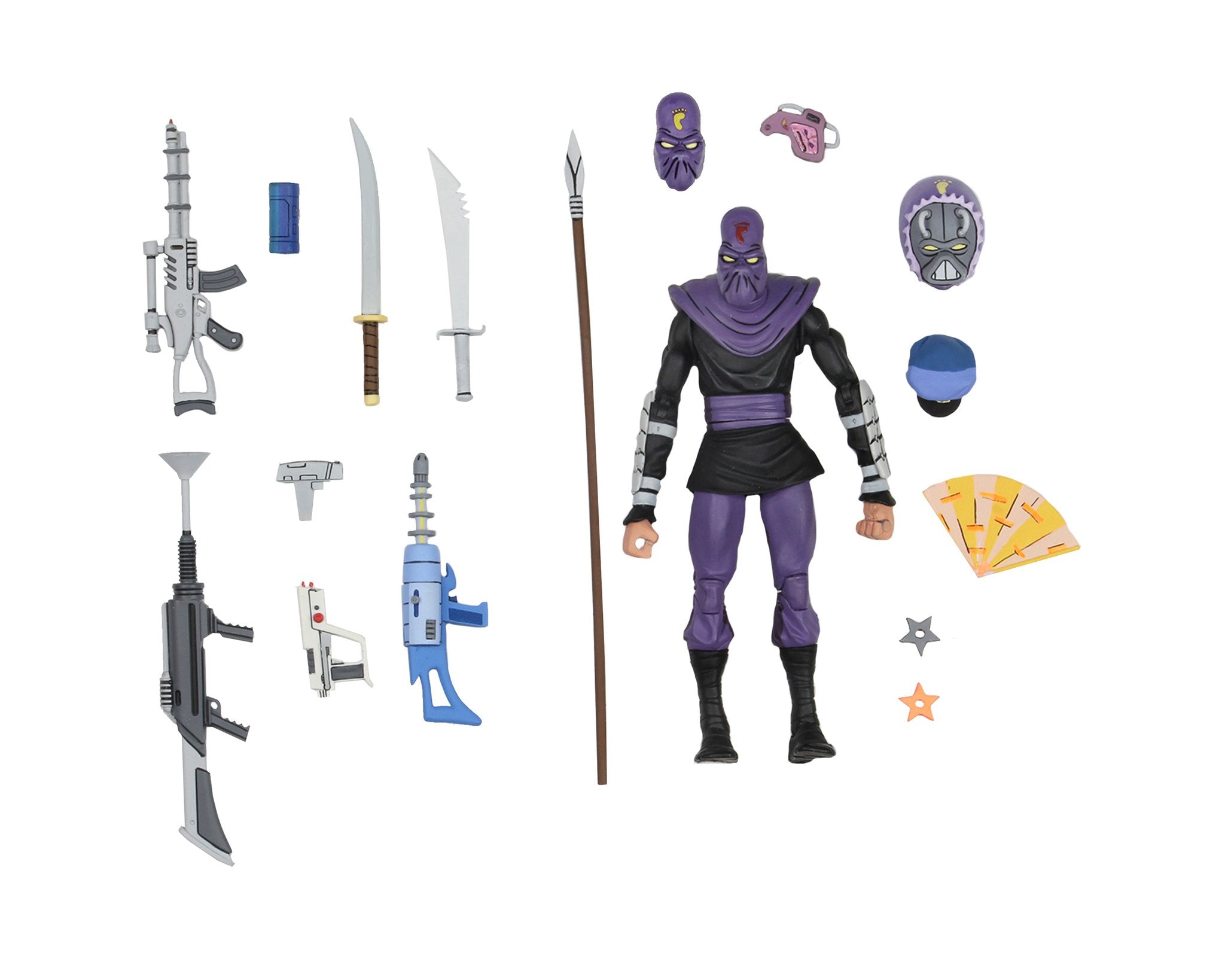 (Restock) TMNT - 7” Scale Action Figure – Cartoon Foot Soldier Deluxe Figure