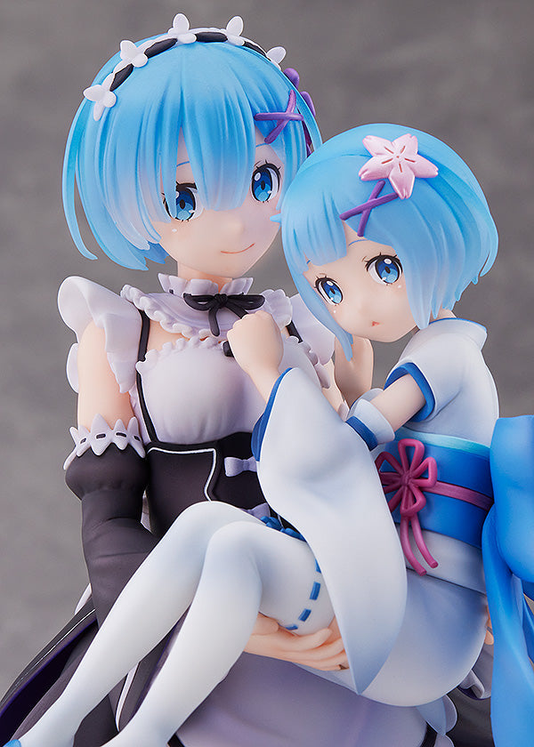 Re:ZERO -Starting Life in Another World- Figure Rem & Childhood Rem