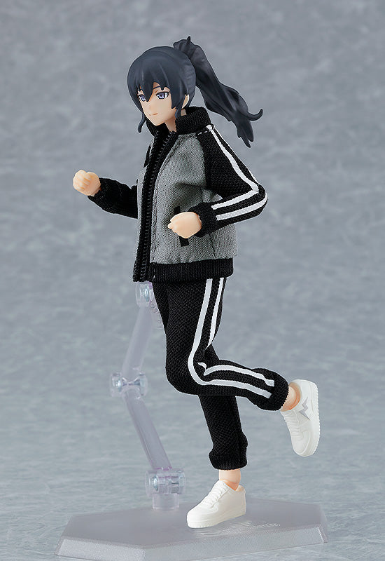 figma Female Body (Makoto) with Tracksuit + Tracksuit Skirt Outfit