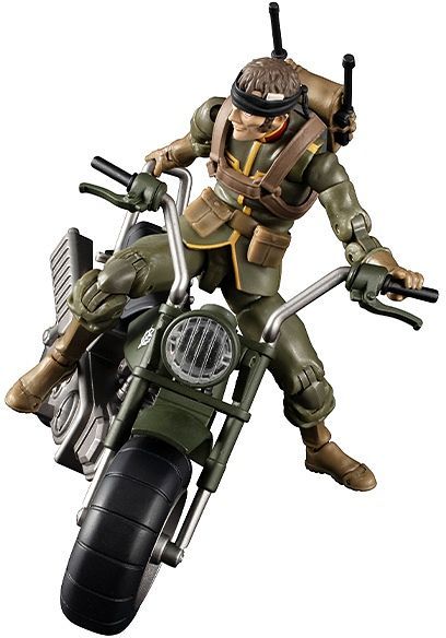 G.M.G Mobile Suit Gundam - Principality of Zeon 08 V-SP General Soldier & Exclusive motorcycle