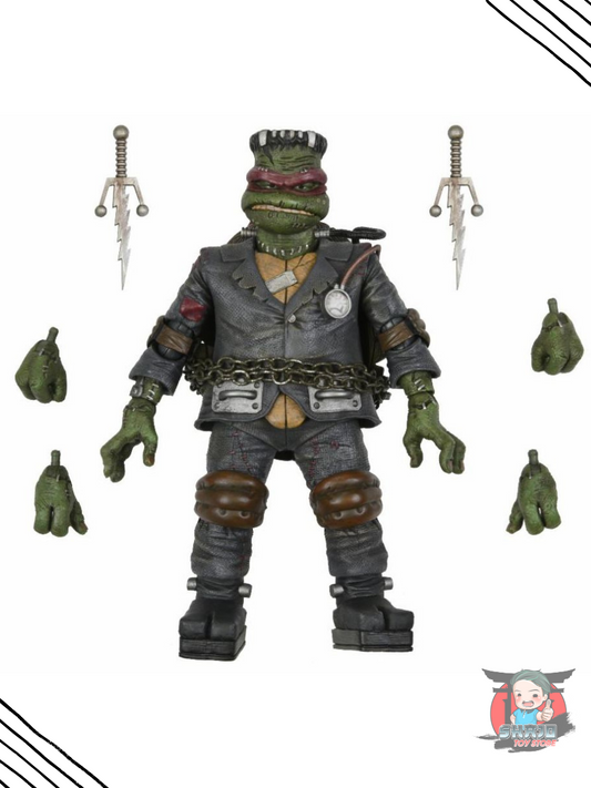 Universal Monsters x Teenage Mutant Ninja Turtles - 7" Scale Action Figure - Ultimate Raphael as Frankenstein's Monster